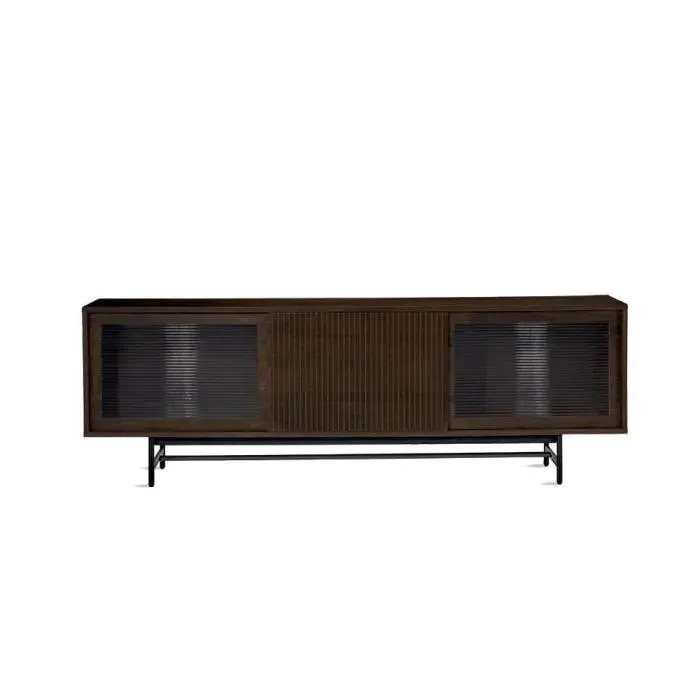 Mueble TV 2 Puertas de cristal modelo ANTIQUE