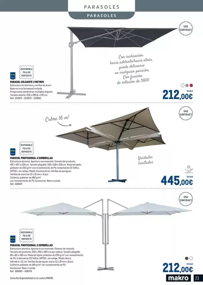 Catálogo de Especial Terrazas Canarias 13 de marzo al 1 de junio 2025 - Página 23
