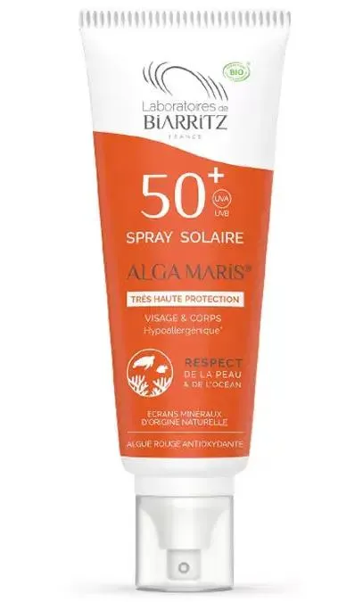 Laboratoires de Biarritz Spray Solar Cara y Cuerpo SPF50+ Alga Maris 100 ml