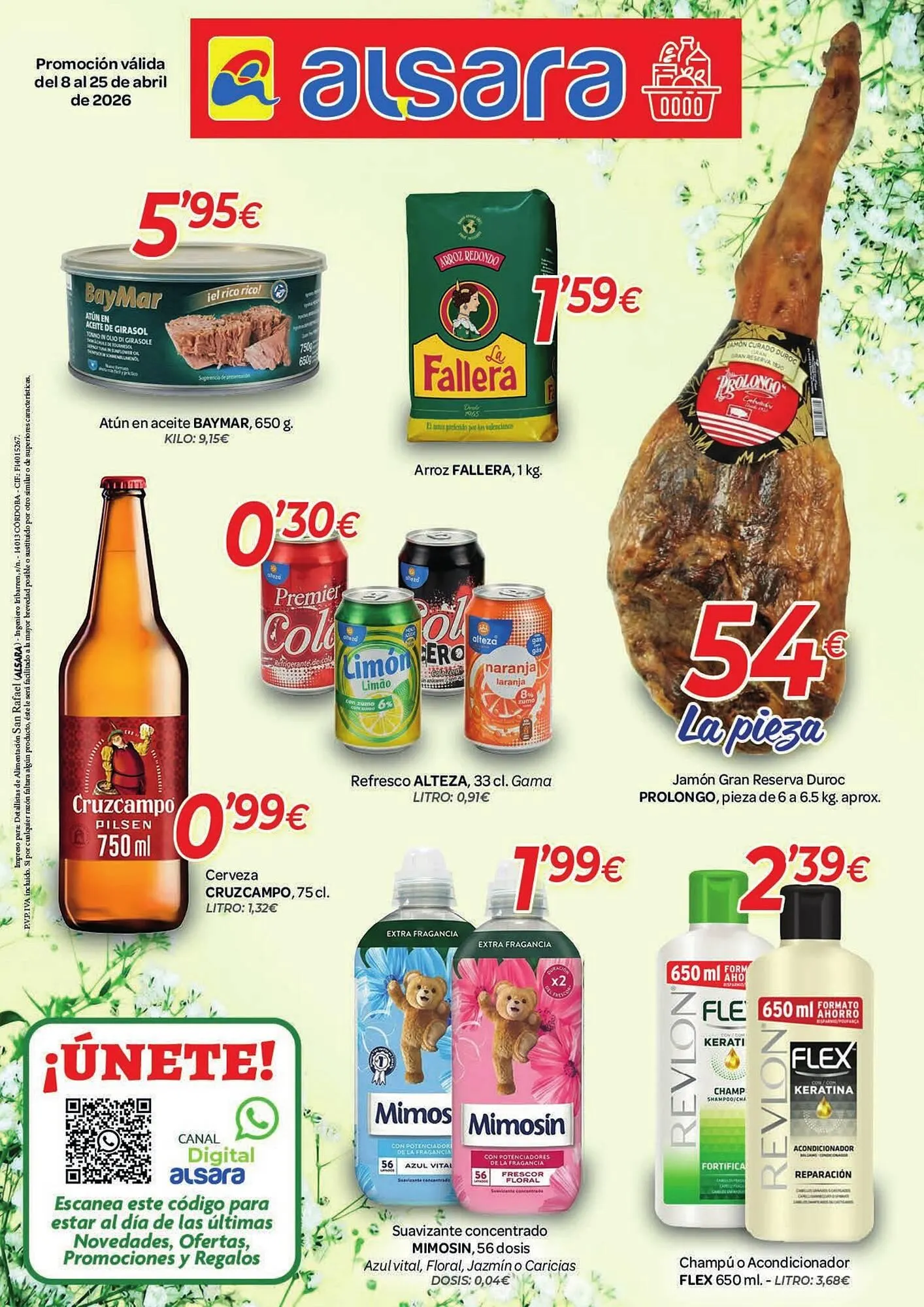 Catálogo de Folleto Alsara Supermercados 10 de abril al 25 de abril 2026 - Página 1