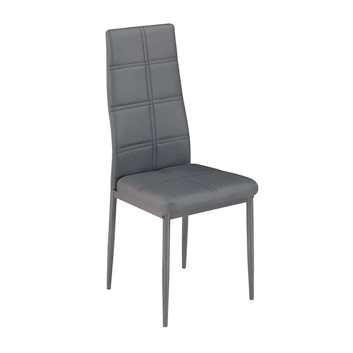 Pack de 6 sillas Axiss gris 96,6x40x39,7 cm