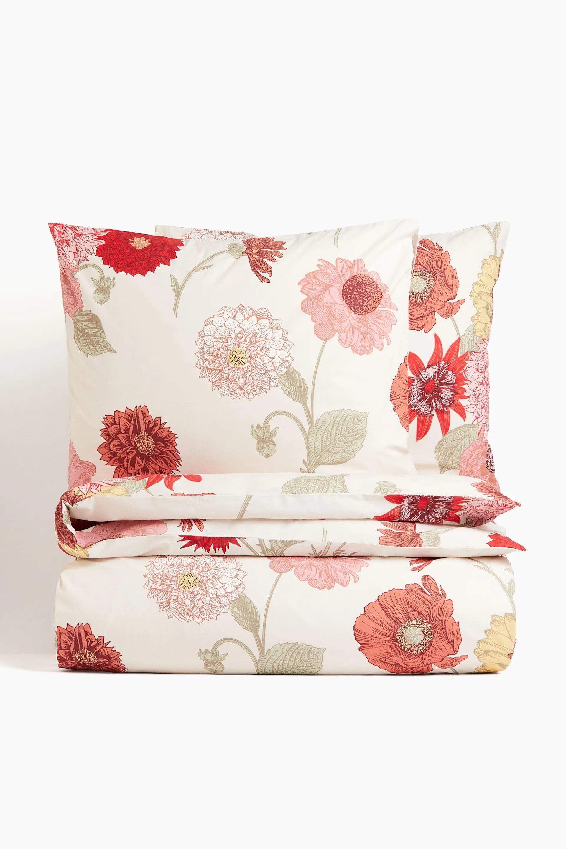 Funda nórdica doble en percal de algodón