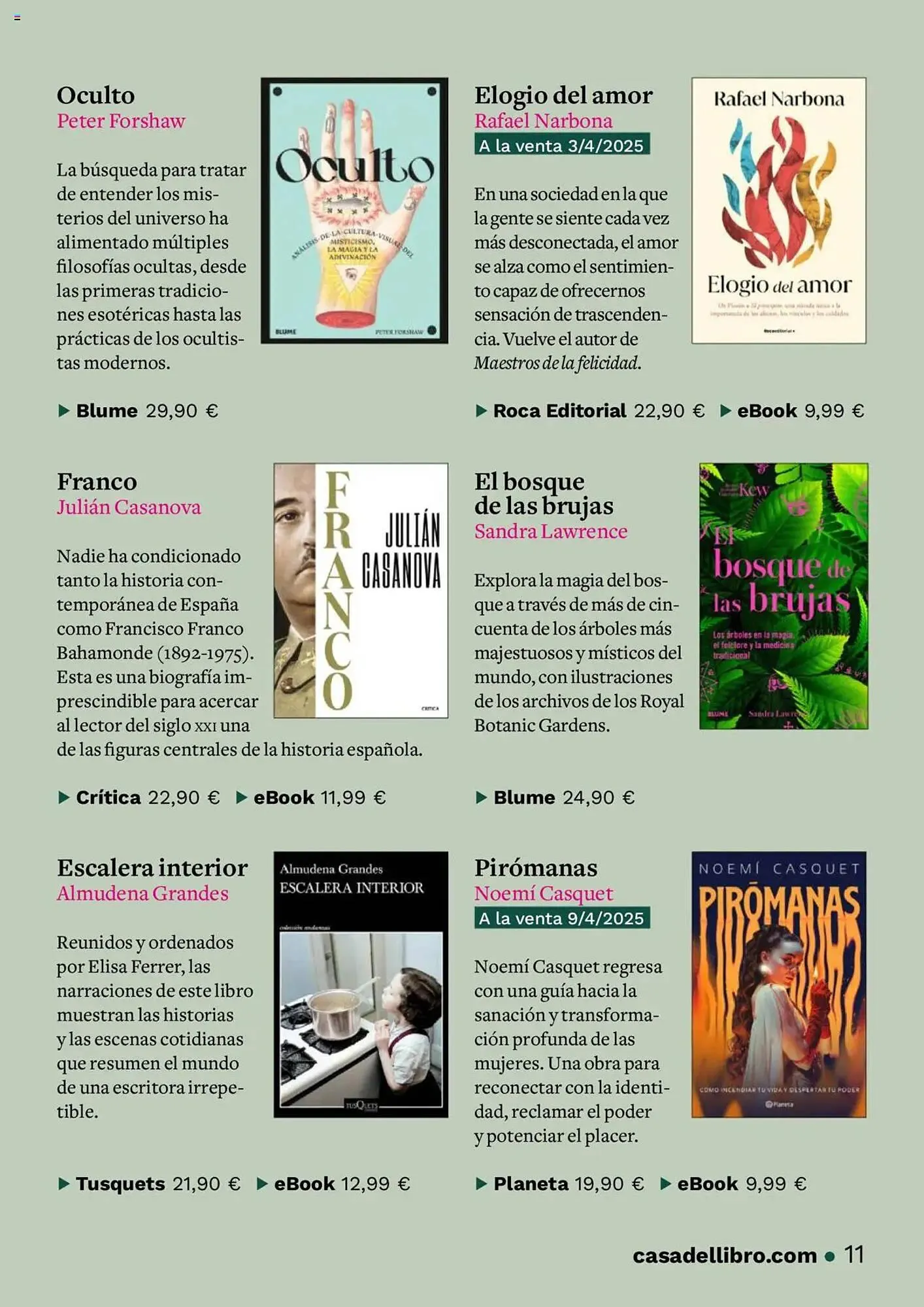 Catálogo de Folleto Casa del Libro 7 de abril al 22 de abril 2025 - Página 11
