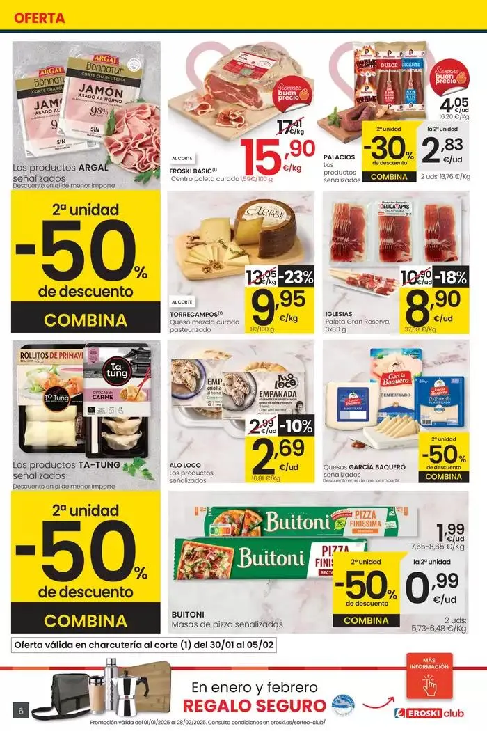 Catálogo de Más de 2000 productos, SIEMPRE A BUEN PRECIO EROSKI CITY 30 de enero al 11 de febrero 2025 - Página 6
