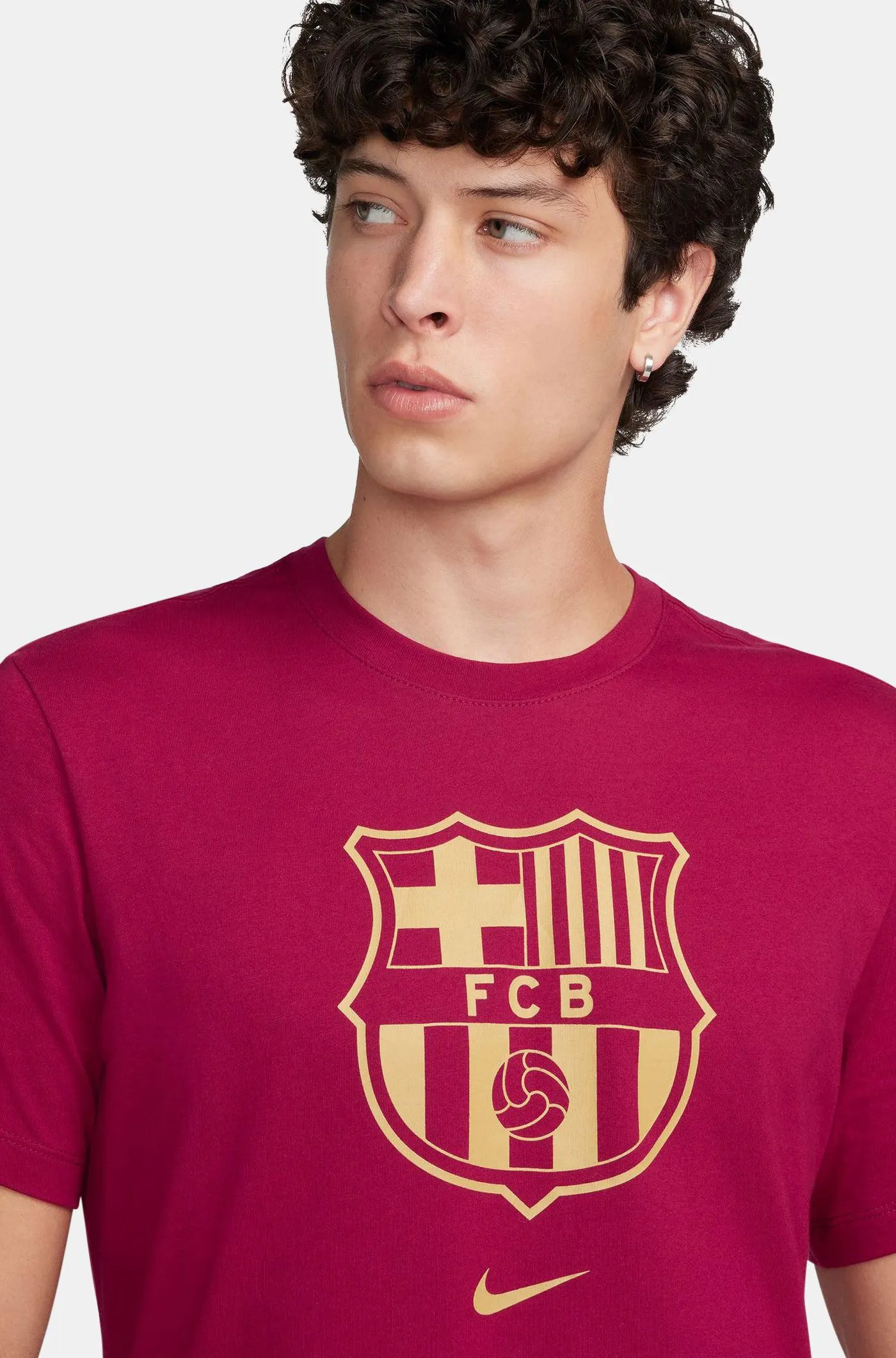 Camiseta granate escudo Barça Nike