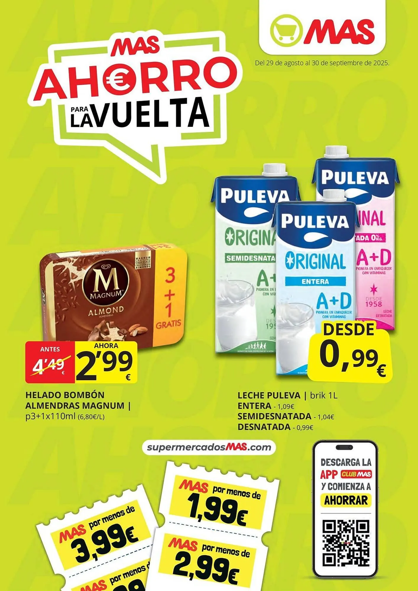 Catálogo de Folleto Supermercados MAS 10 de septiembre al 30 de septiembre 2025 - Página 1