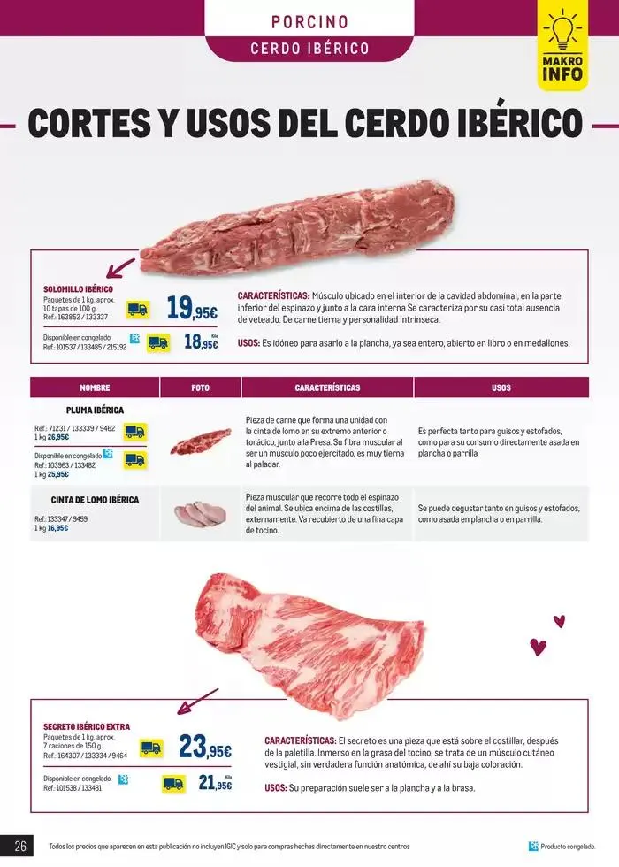 Catálogo de Especial Carnes Canarias 7 de abril al 4 de mayo 2025 - Página 26