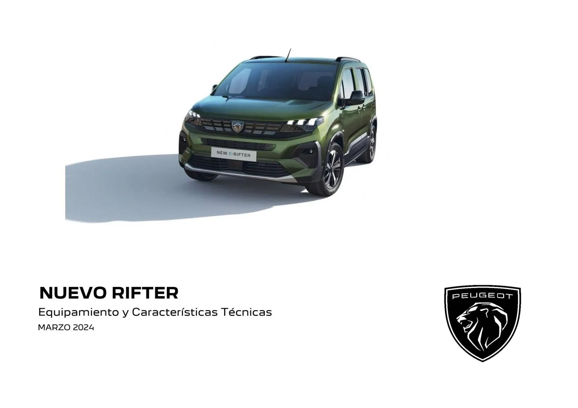 Catálogo de Folleto Peugeot Nuevo Rifter 25 de junio al 25 de junio 2025 - Página 1