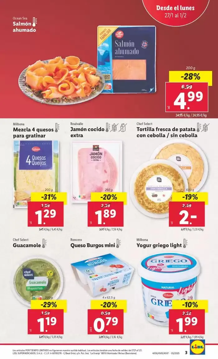 Catálogo de SUPEROFERTAS MOZART 27 de enero al 1 de febrero 2025 - Página 3