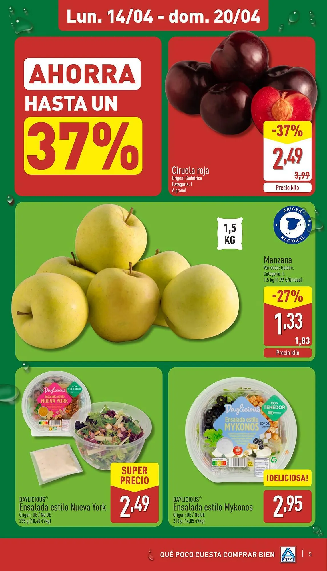 Catálogo de Folleto ALDI 14 de abril al 20 de abril 2025 - Página 5