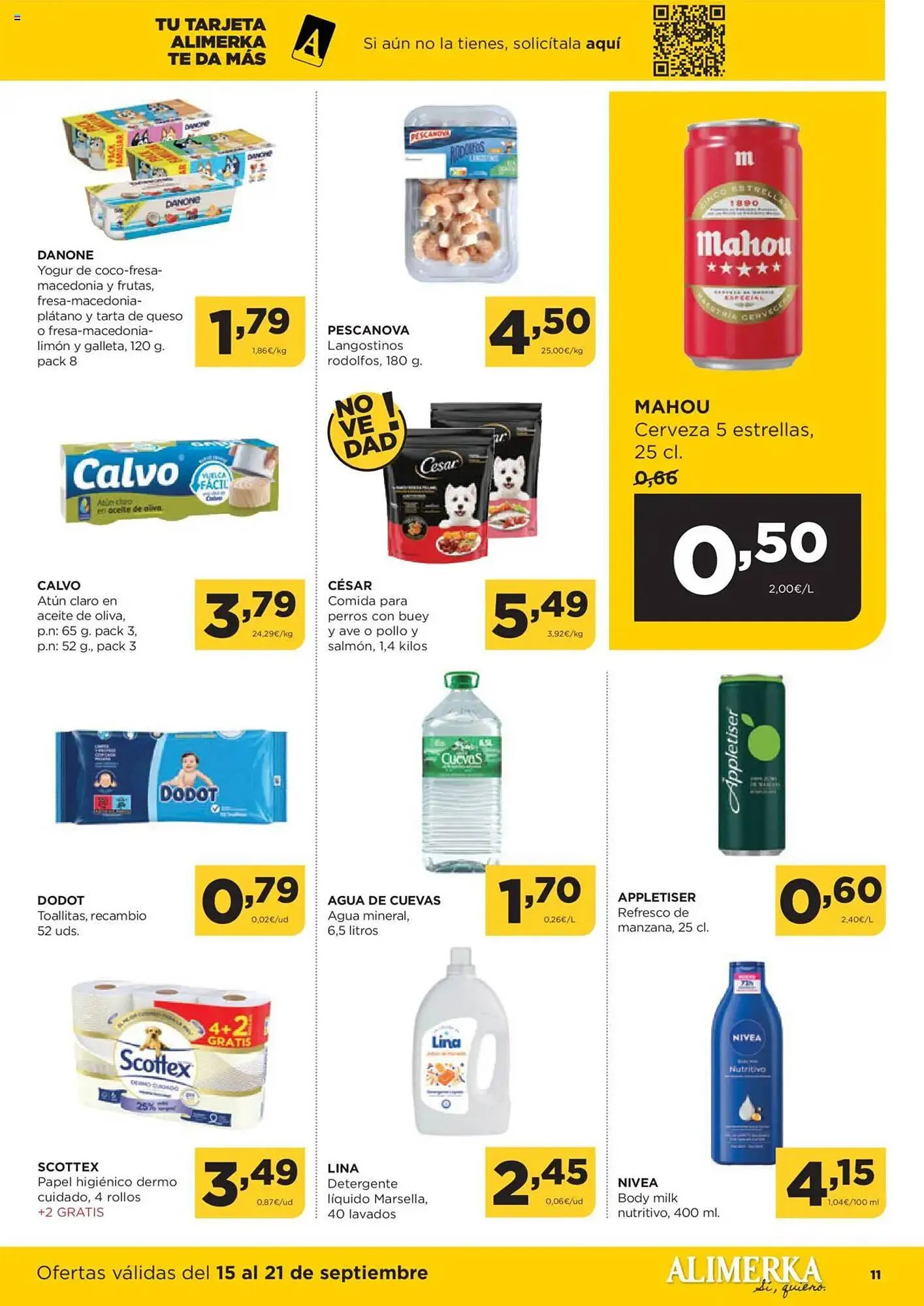 Catálogo de Folleto Alimerka 16 de septiembre al 21 de septiembre 2025 - Página 11