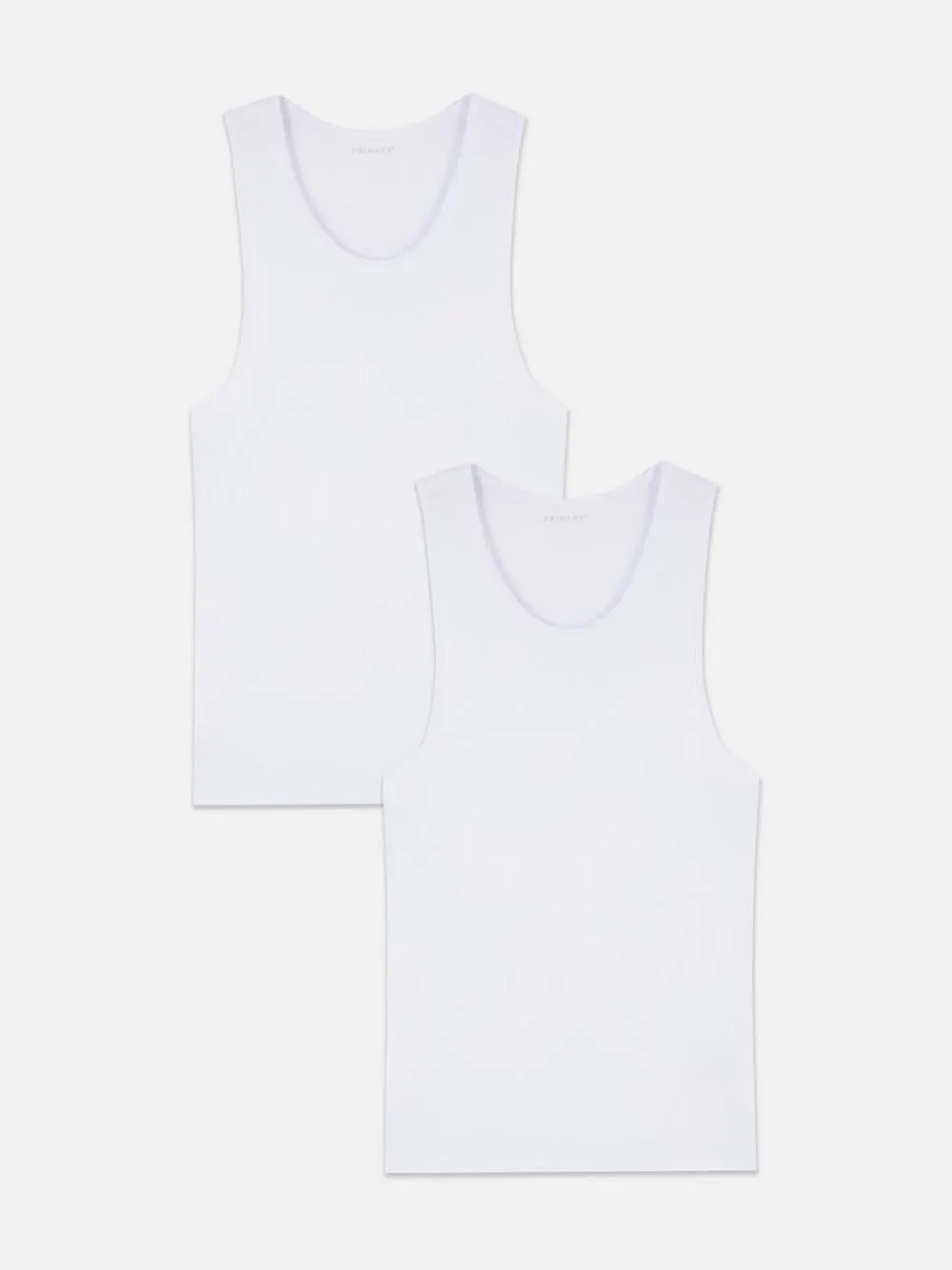 Pack de 2 camisetas sin mangas ni costuras