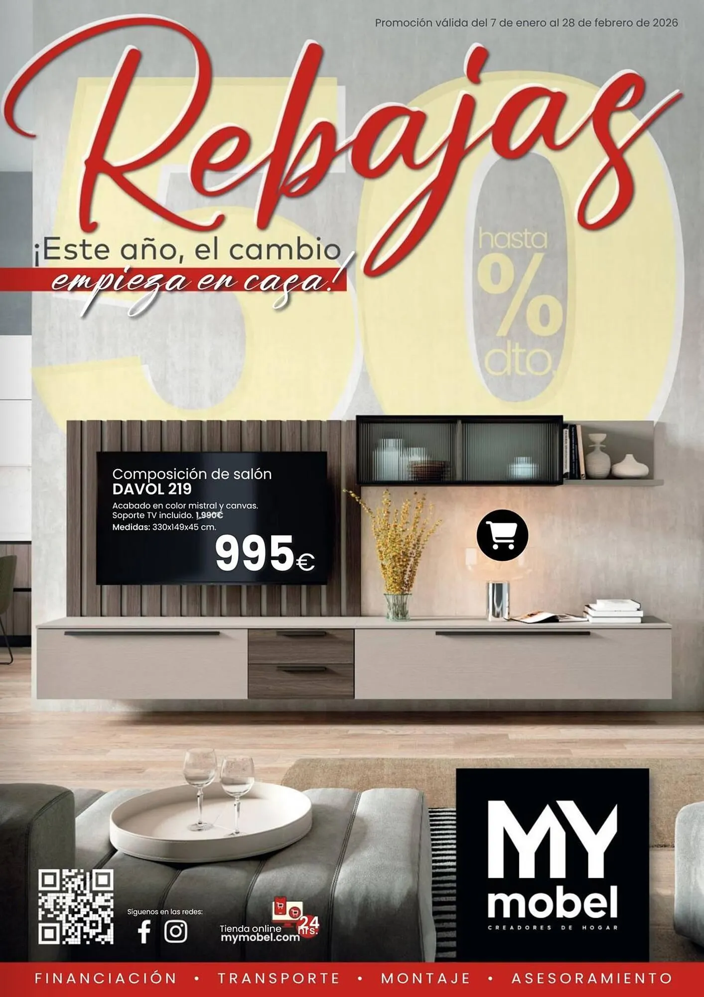 Catálogo de Folleto MyMobel 12 de enero al 28 de febrero 2026 - Página 1