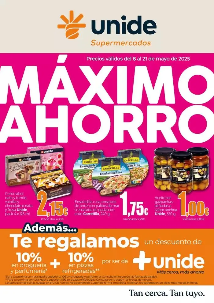 Máximo Ahorro UNIDE Supermercados Canarias - 1