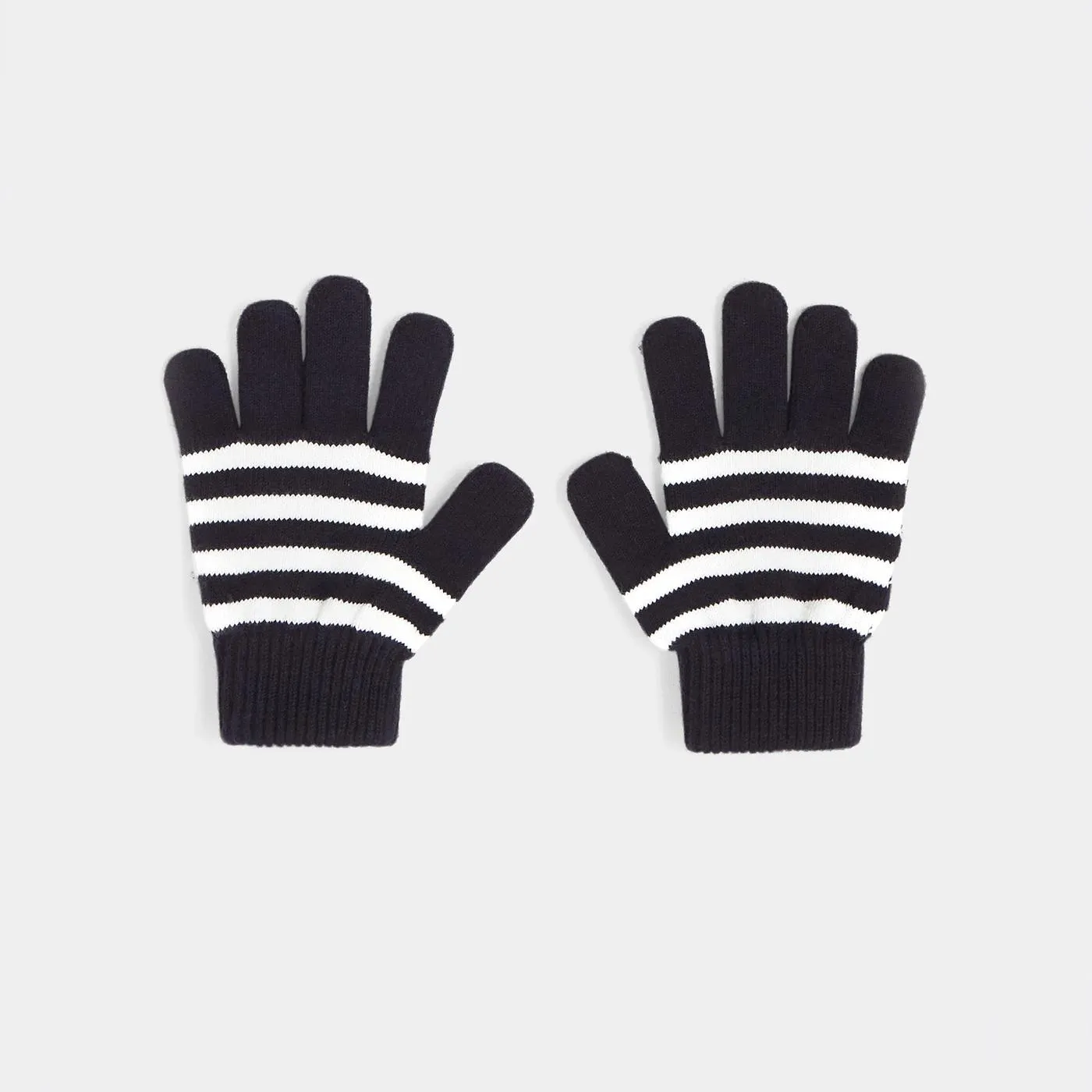 Guantes a rayas de niño