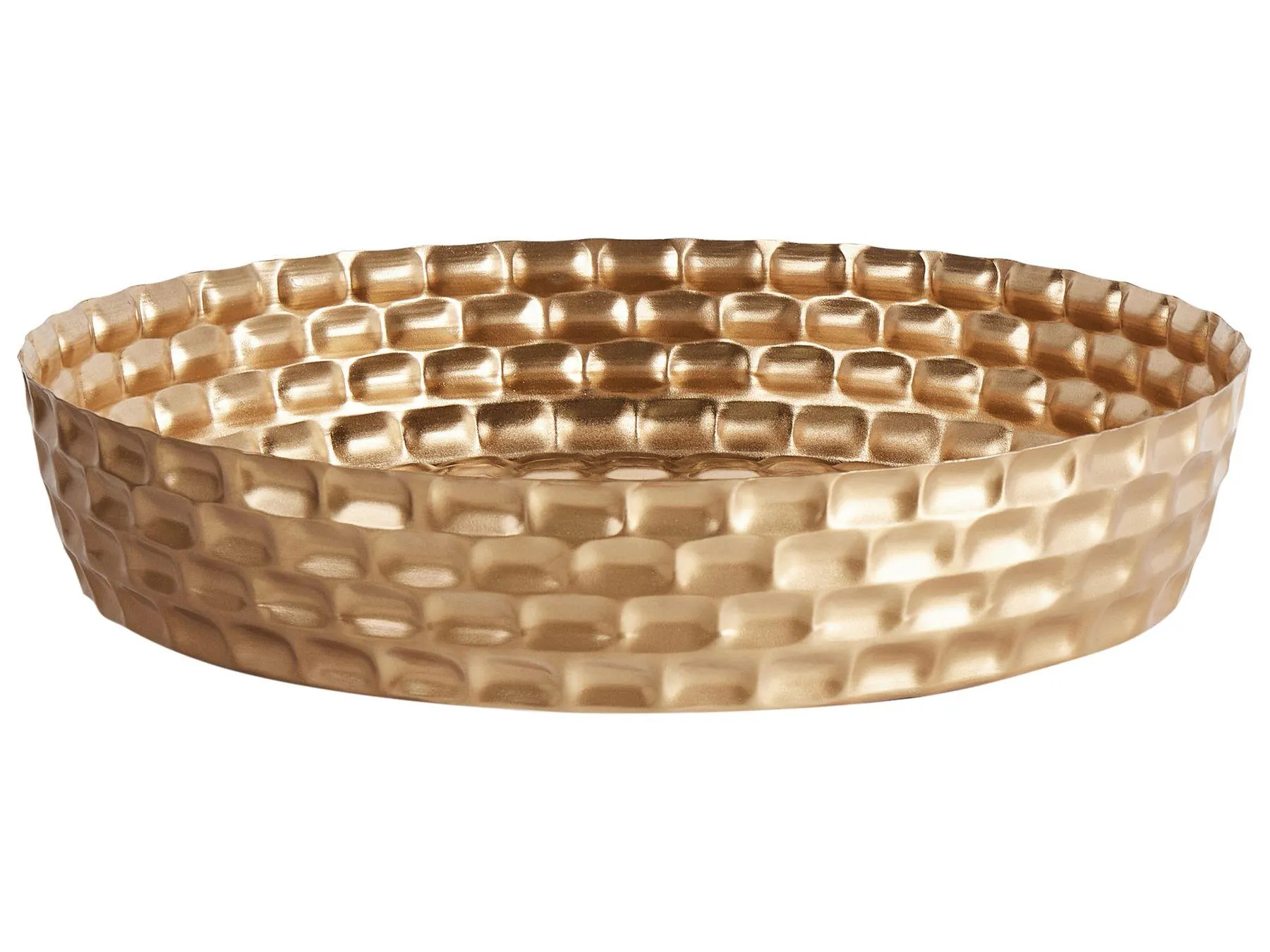 Bandeja decorativa SUEZ Metal Dorado