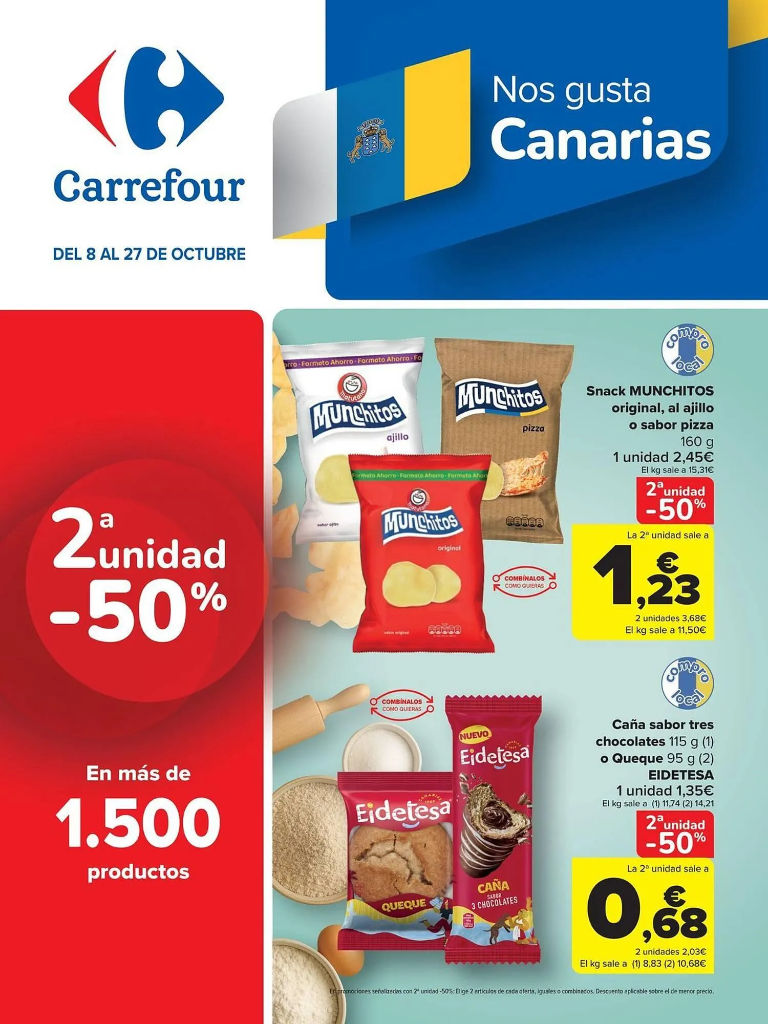 Catálogo de Folleto Carrefour 8 de octubre al 27 de octubre 2025 - Página 1