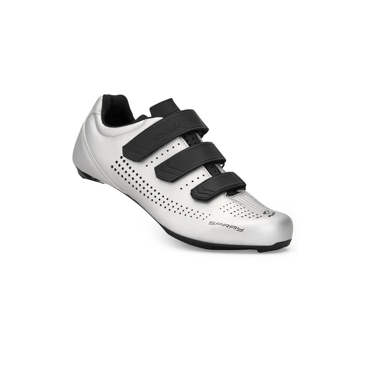 Zapatillas de ciclismo Spray Road Spiuk plata/negro