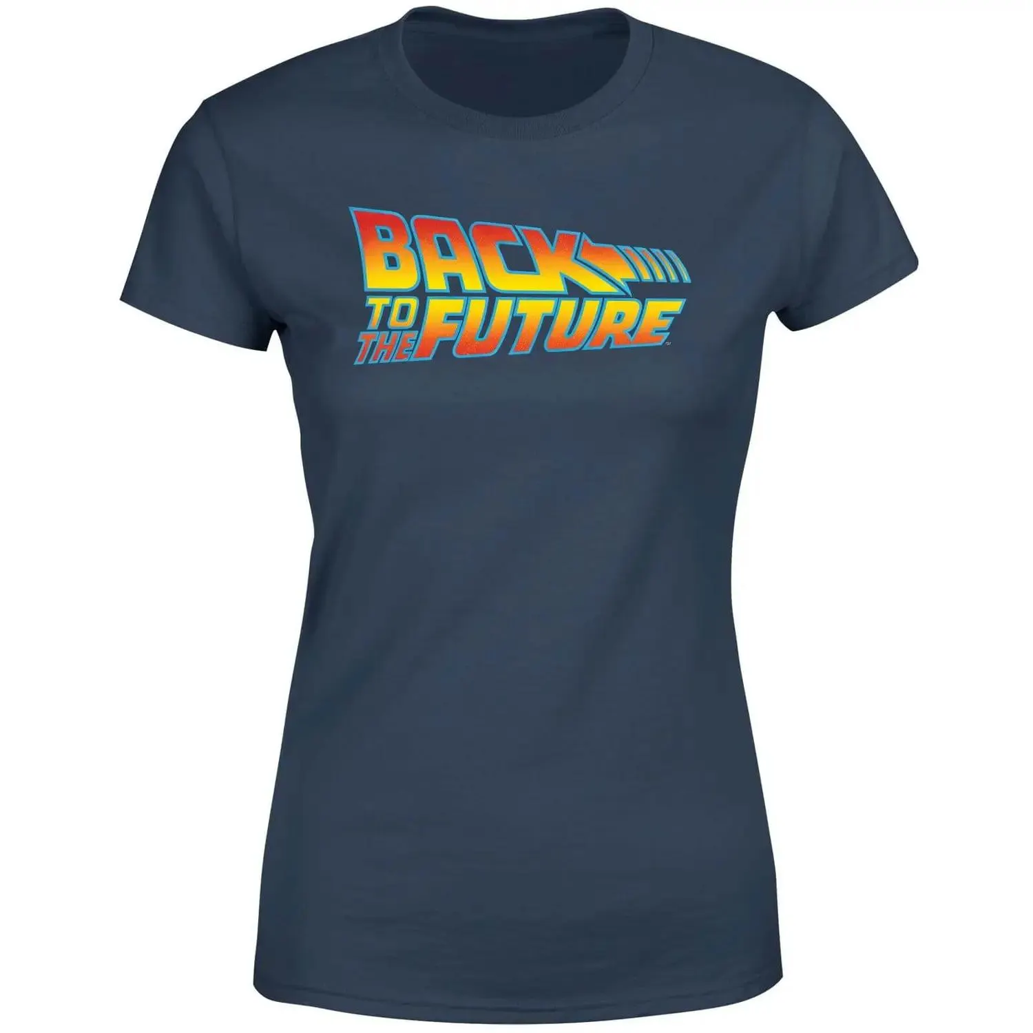 Camiseta para mujer Back To The Future Classic Logo - Azul marino