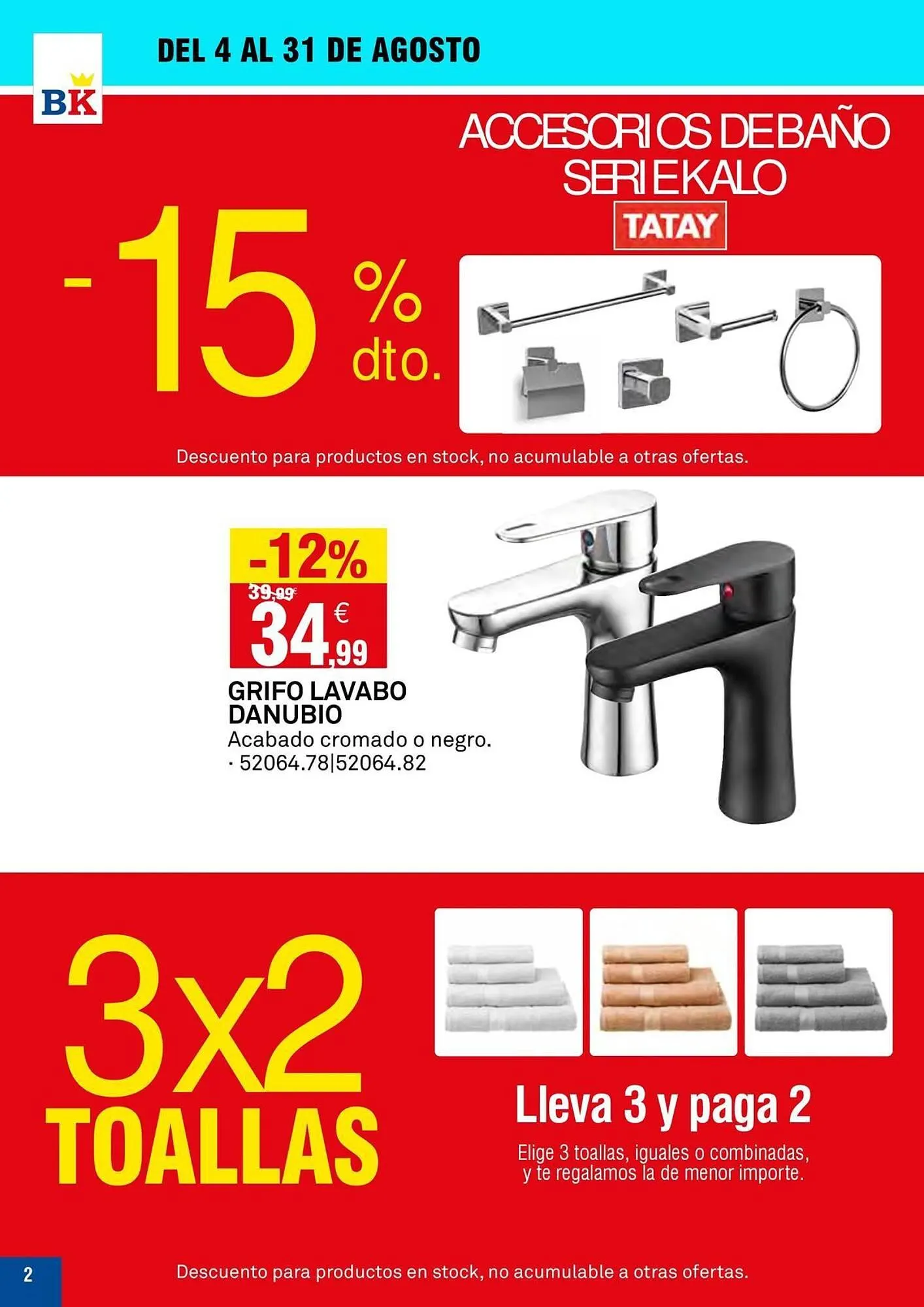 Catálogo de Folleto Bricoking 14 de agosto al 31 de agosto 2025 - Página 2