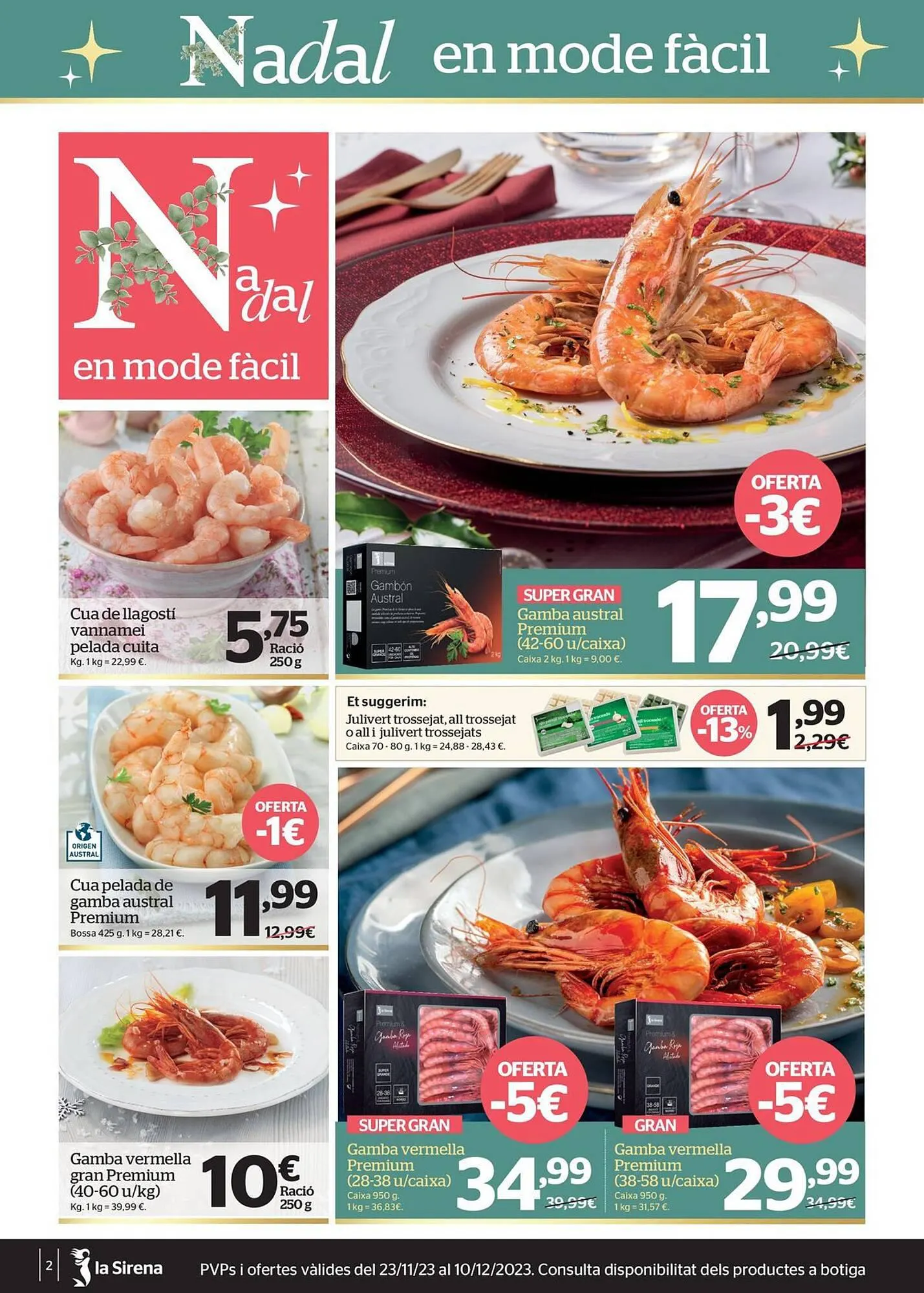 Catálogo de Folleto La Sirena 23 de noviembre al 10 de diciembre 2023 - Página 2