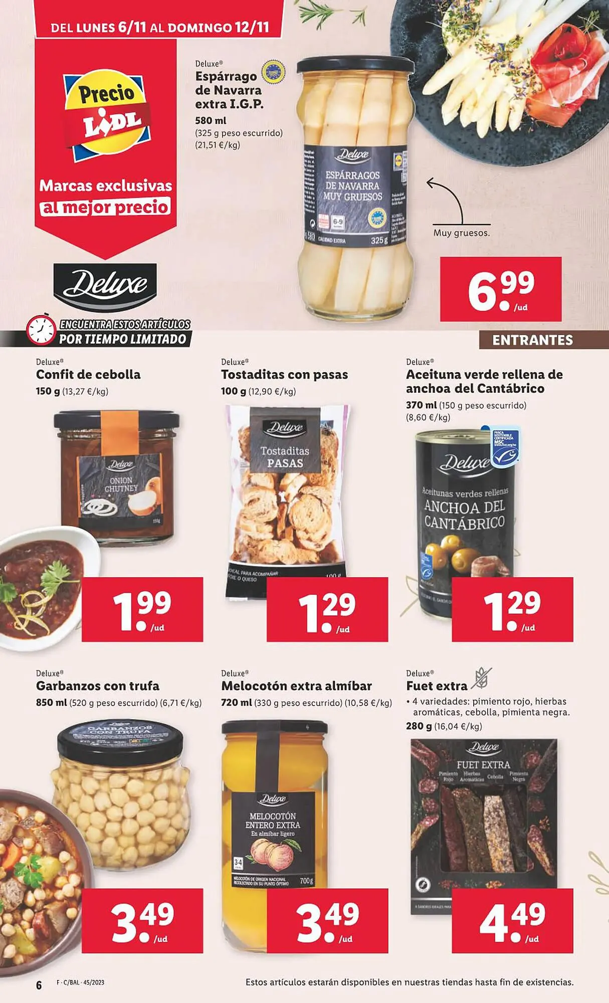 Catálogo de Folleto Lidl 30 de octubre al 12 de noviembre 2023 - Página 6