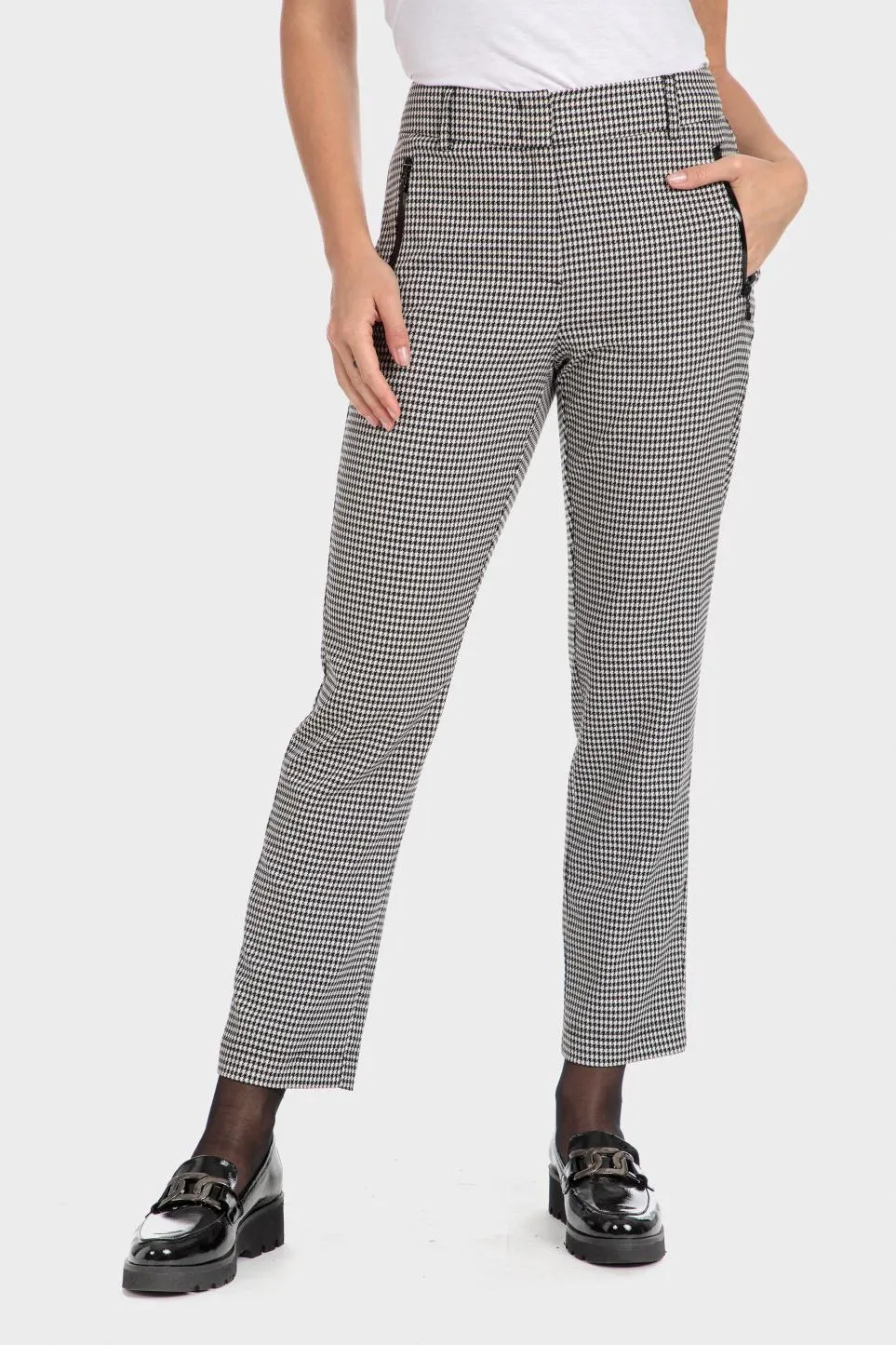 Pantalon pied-de-poule