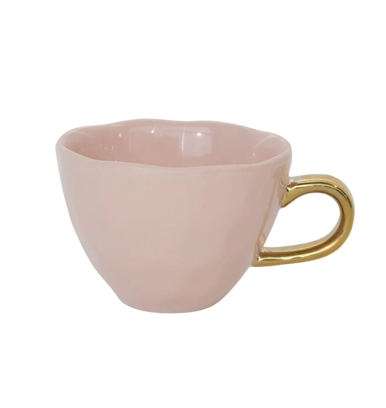 Good Morning cappuccino mug 30 cl Old pink