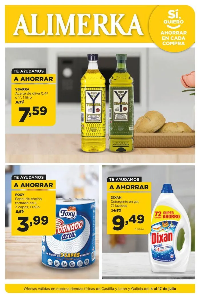 Catálogo de Catálogo Alimerka 4 de julio al 17 de julio 2024 - Página 1