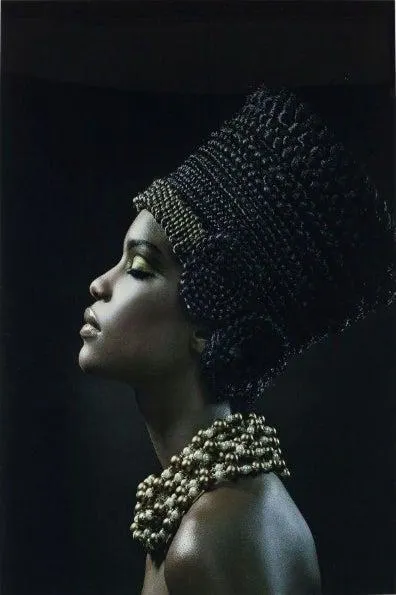 Cuadro cristal Royal Headdress Profile 150x100cm