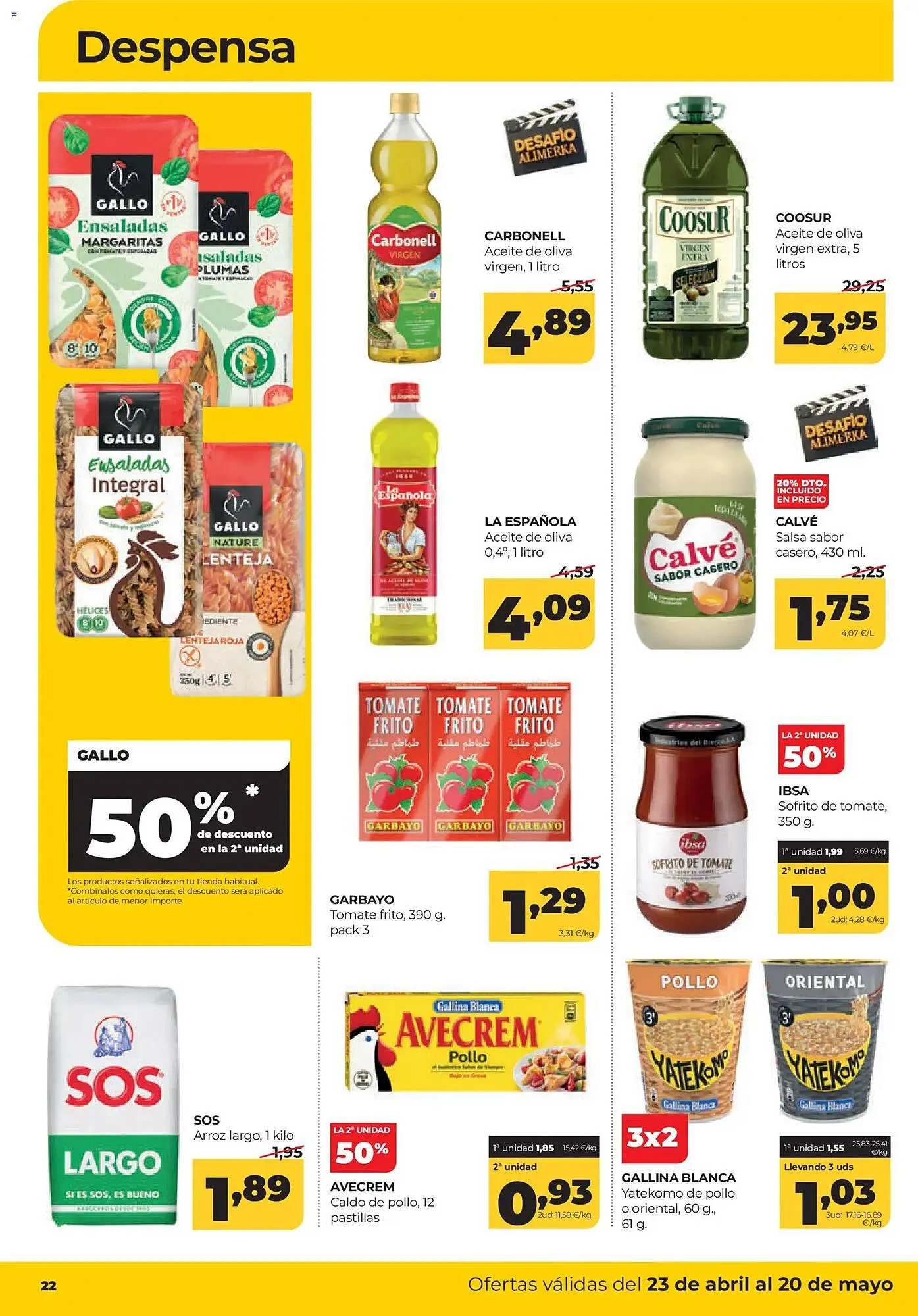 Catálogo de Folleto Alimerka 23 de abril al 20 de mayo 2026 - Página 24