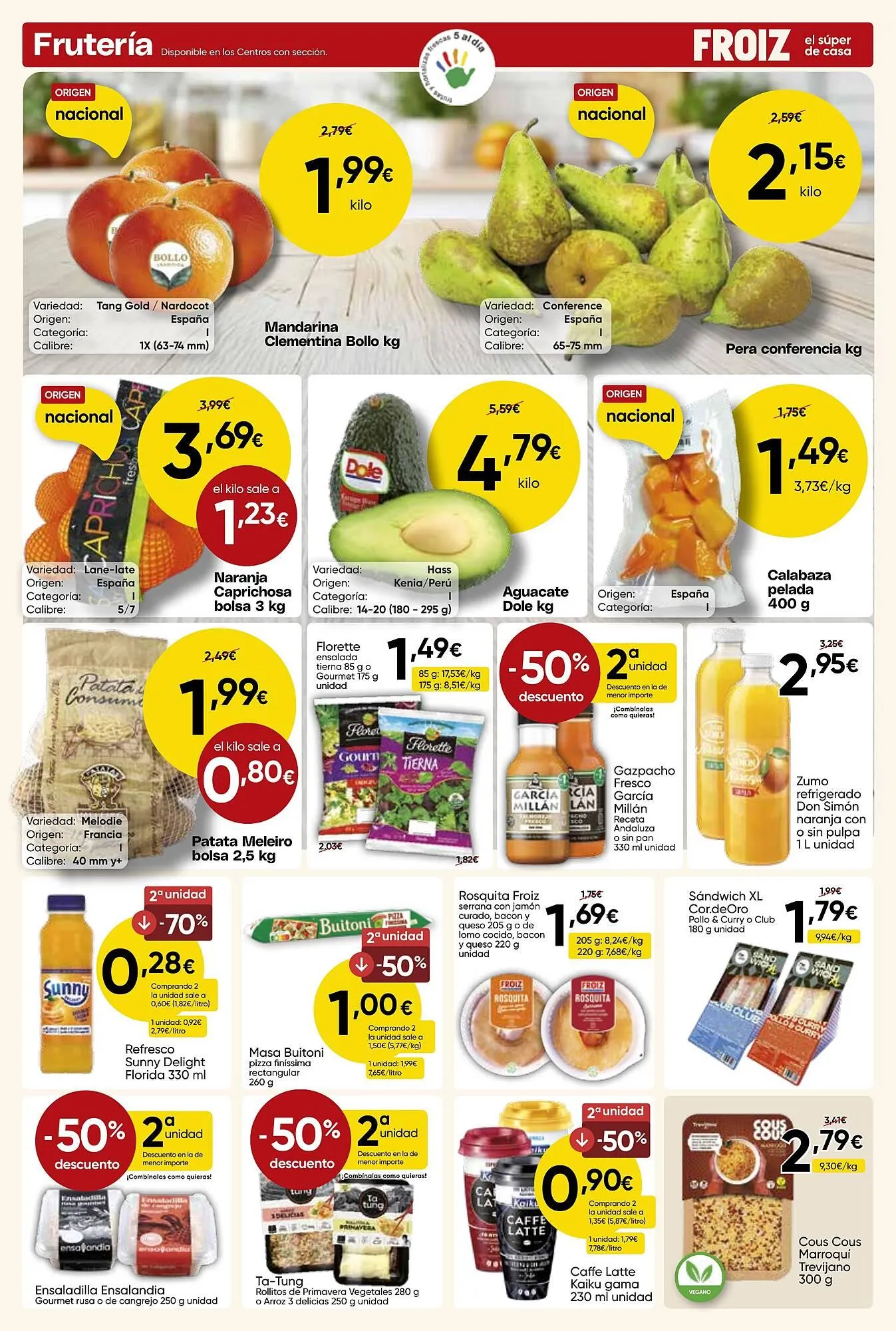 Catálogo de Folleto FROIZ 9 de abril al 27 de abril 2026 - Página 2