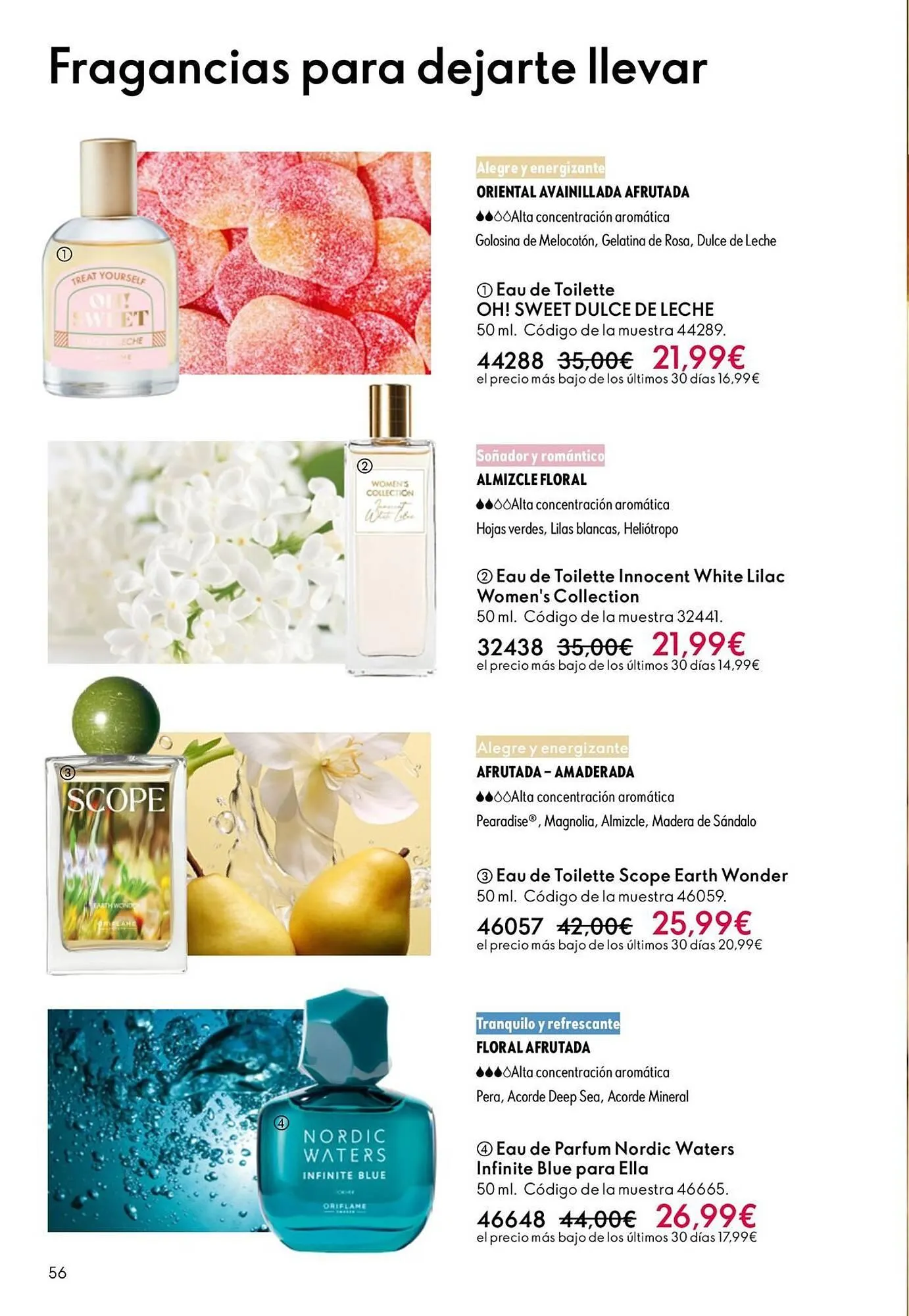 Catálogo de Catálogo Oriflame 19 de noviembre al 9 de diciembre 2025 - Página 56