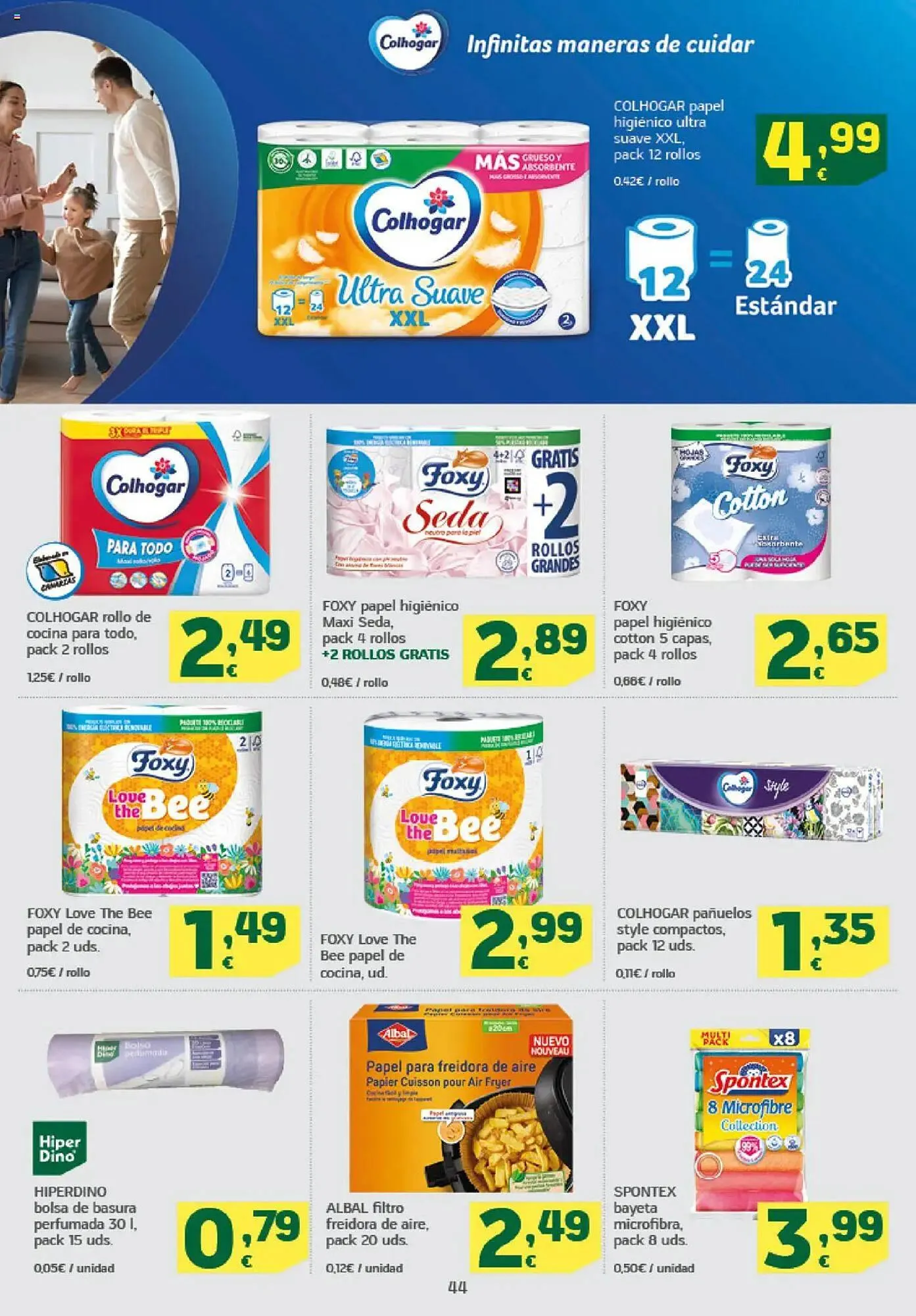 Catálogo de Folleto HiperDino 9 de octubre al 22 de octubre 2025 - Página 44