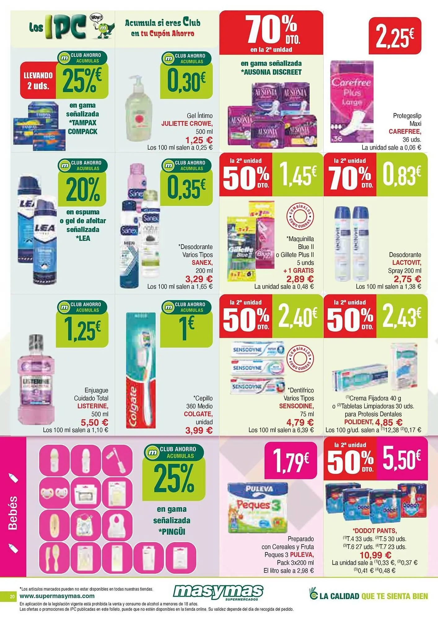 Catálogo de Folleto Masymas 31 de julio al 3 de septiembre 2025 - Página 20