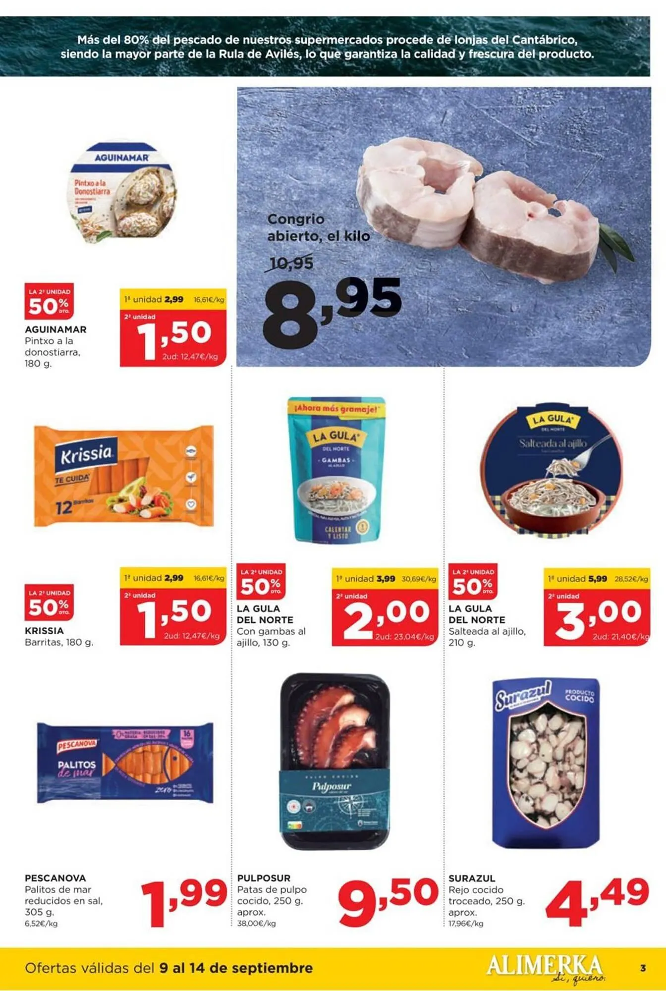 Catálogo de Folleto Alimerka 9 de septiembre al 14 de septiembre 2025 - Página 3