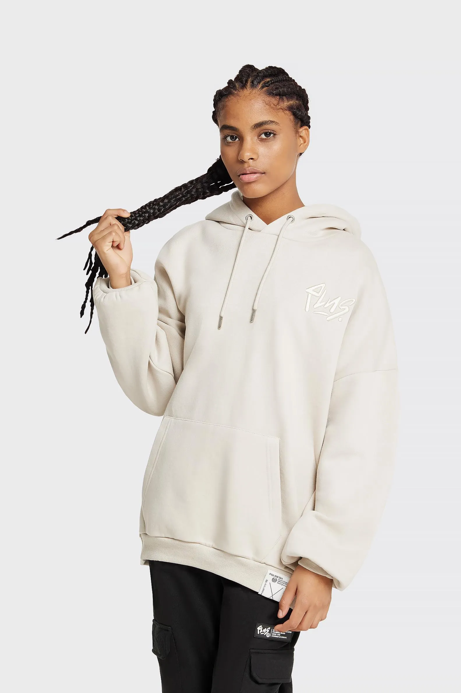 SUDADERA Polinesia BASICA CAPUCHA MUJER