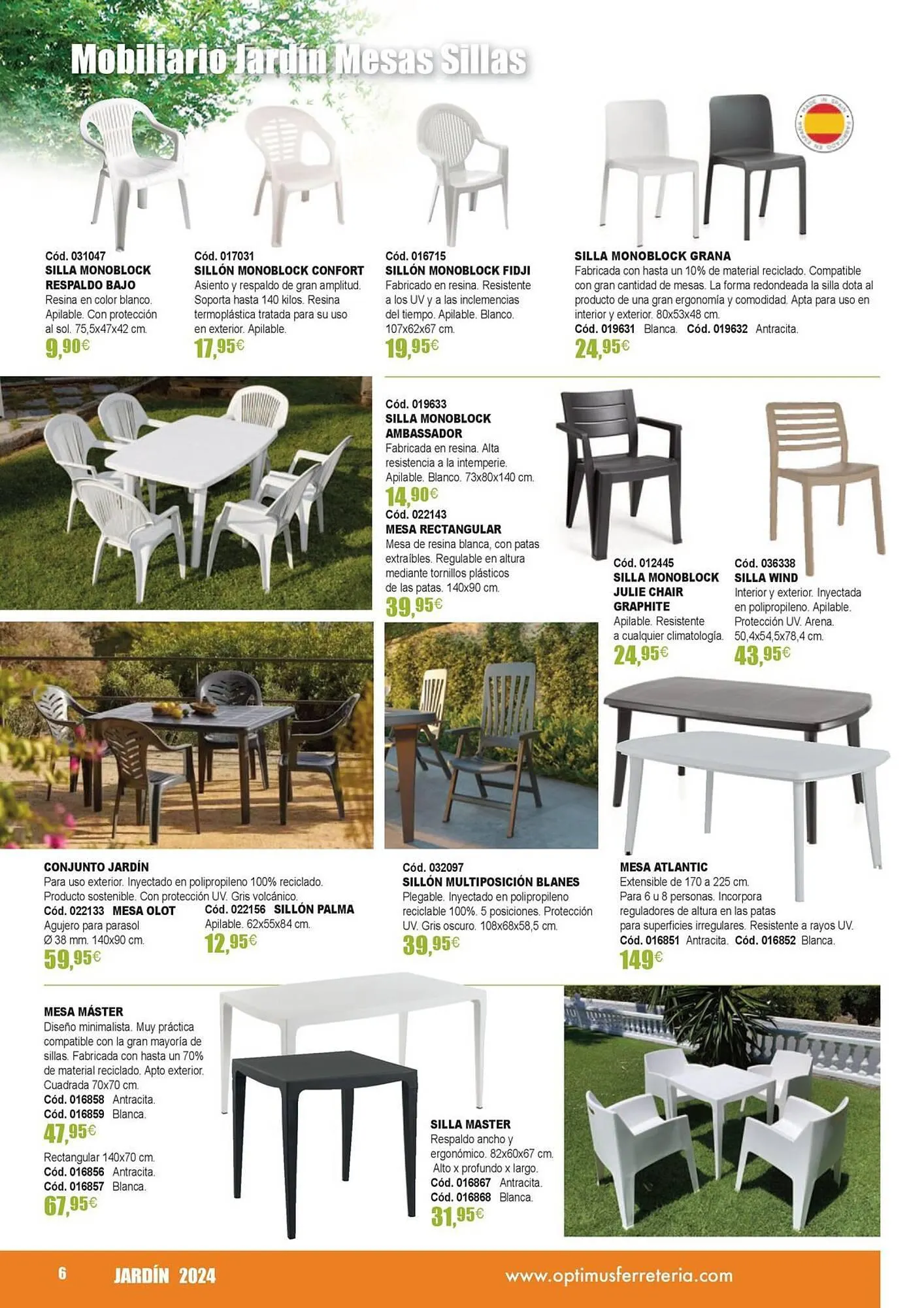 Catálogo de Folleto Optimus 21 de marzo al 31 de agosto 2024 - Página 6