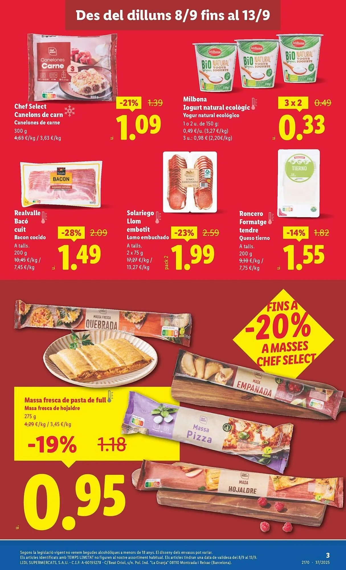 Catálogo de Catálogo Lidl 9 de septiembre al 14 de septiembre 2025 - Página 3