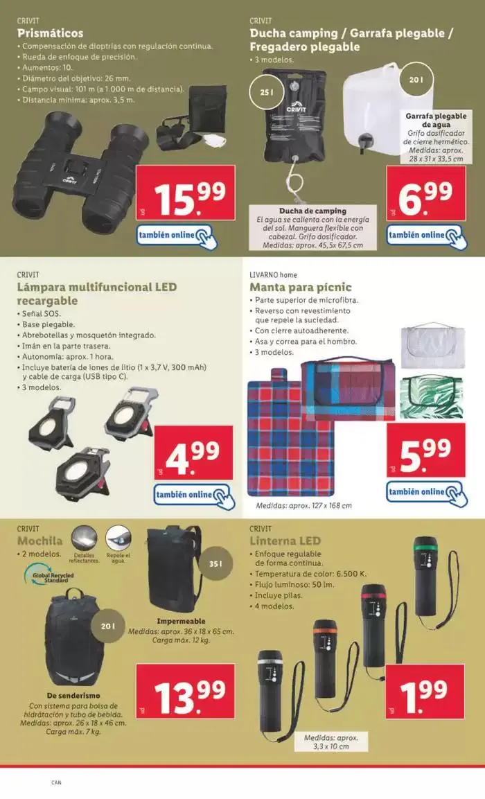 Catálogo de ¡Bazar Lidl! Ofertas válidas del 05/05 al 11/05 5 de mayo al 11 de mayo 2025 - Página 6
