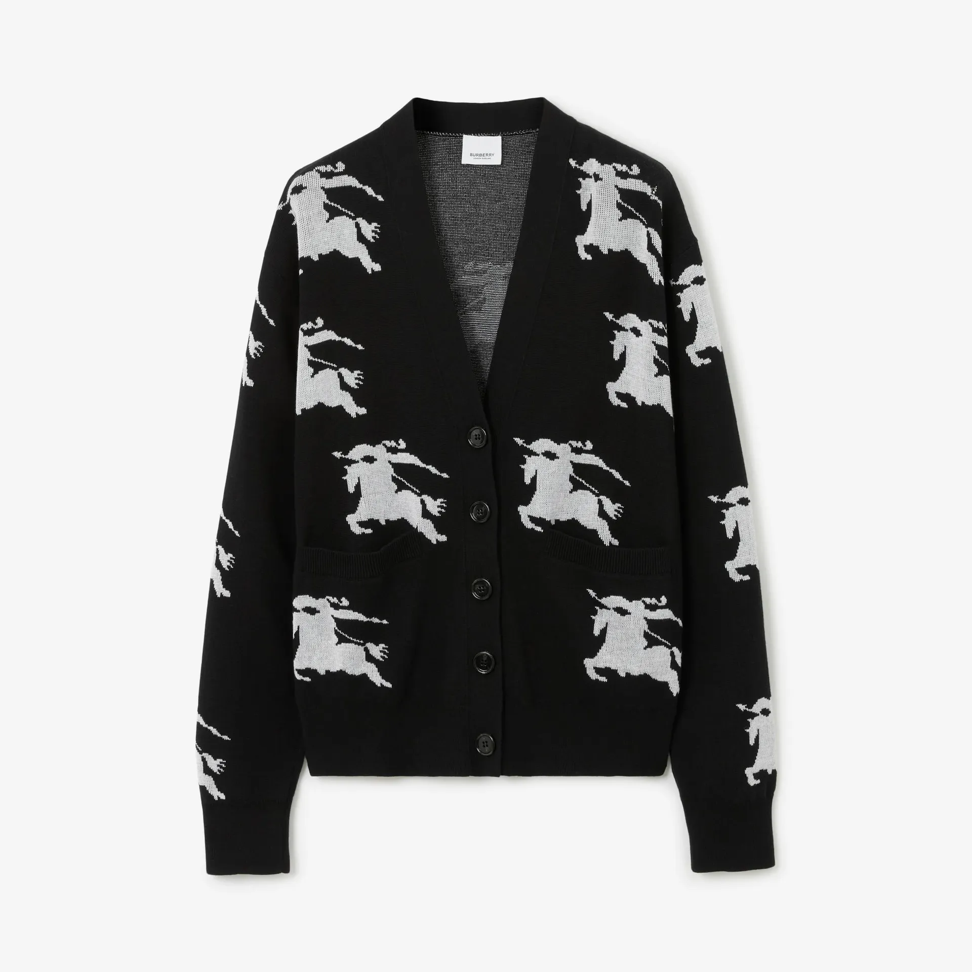 Cárdigan en algodón y seda con EKD