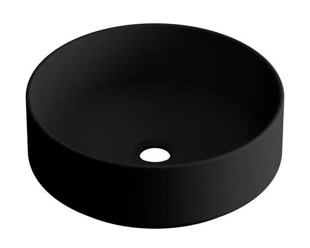 Lavabo Studio negro 37x12x37 cm