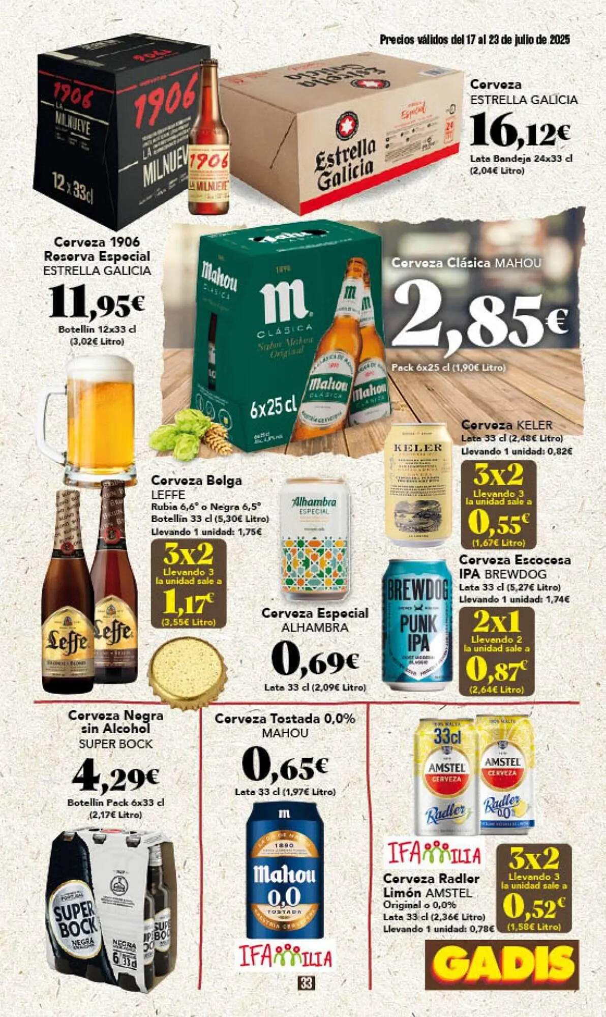 Catálogo de Folleto Gadis 17 de julio al 23 de julio 2025 - Página 33