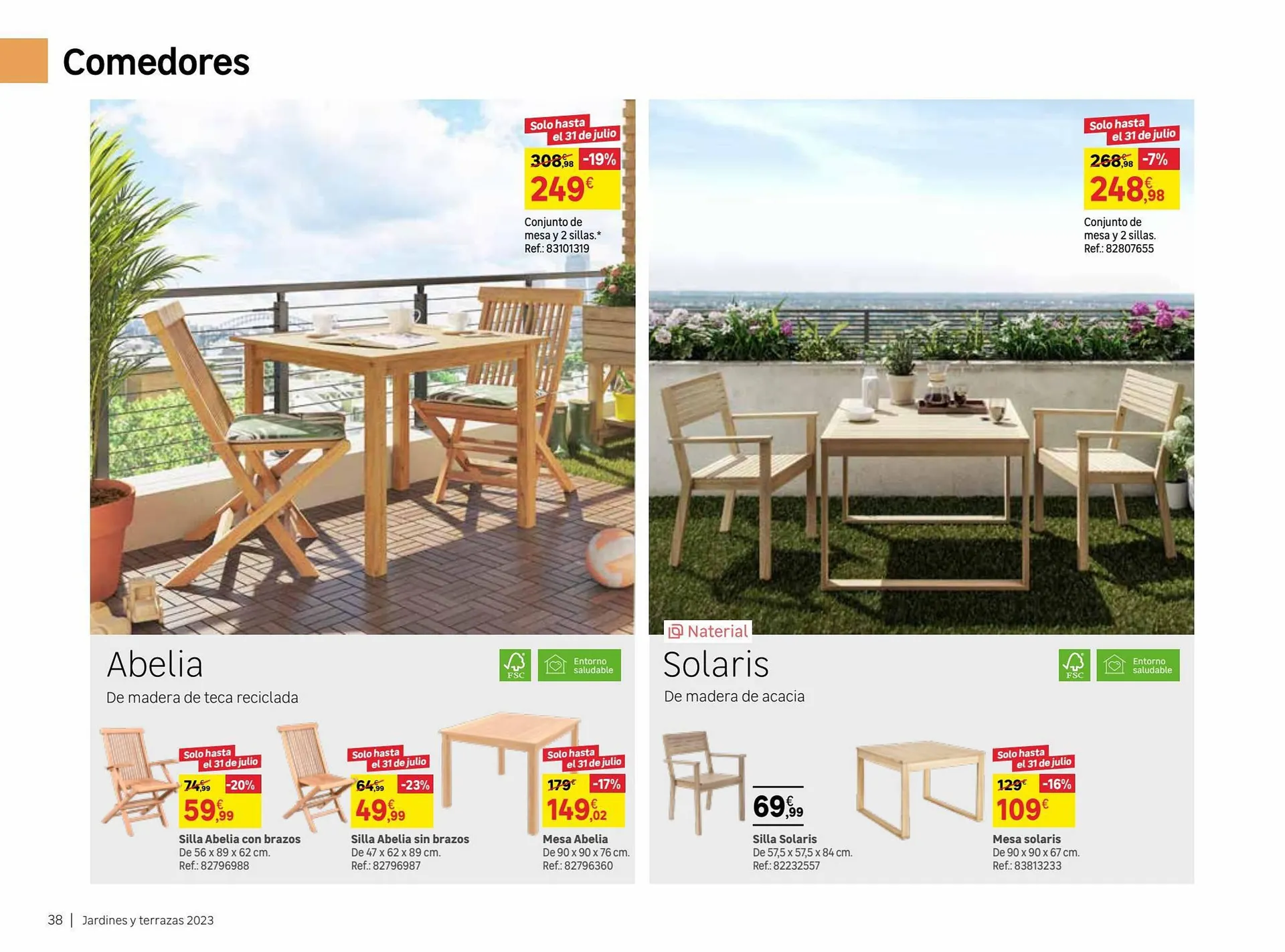 Catálogo de Folleto Leroy Merlin 9 de junio al 31 de julio 2023 - Página 38