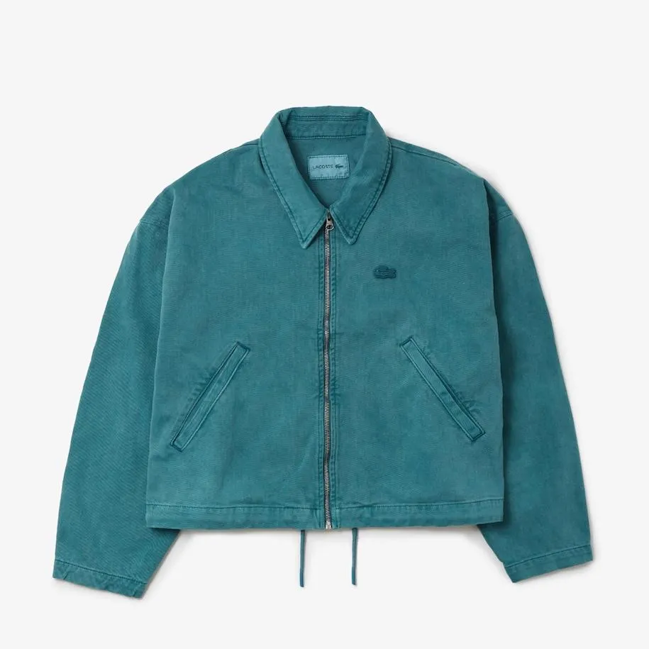 Chaqueta vaquera relaxed fit teñida con tintes naturales