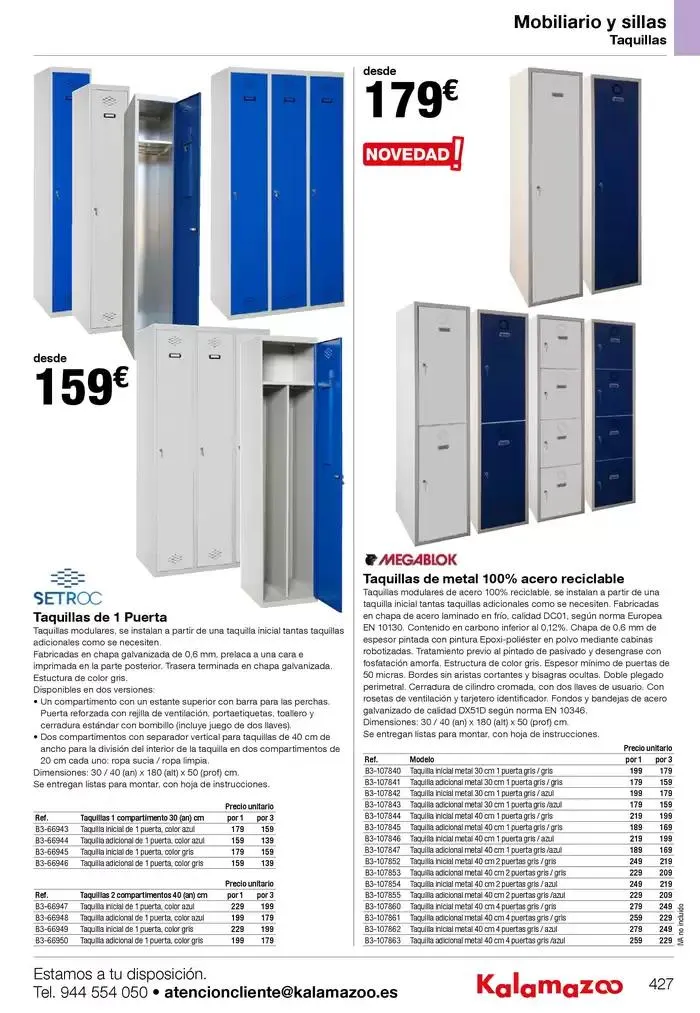 Catálogo de Staples Kalamazoo Catálogo General 9 de enero al 30 de septiembre 2025 - Página 427