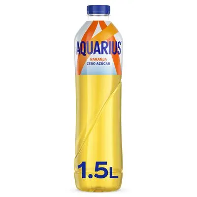 Bebida isotónica zero Aquarius 1,5l naranja