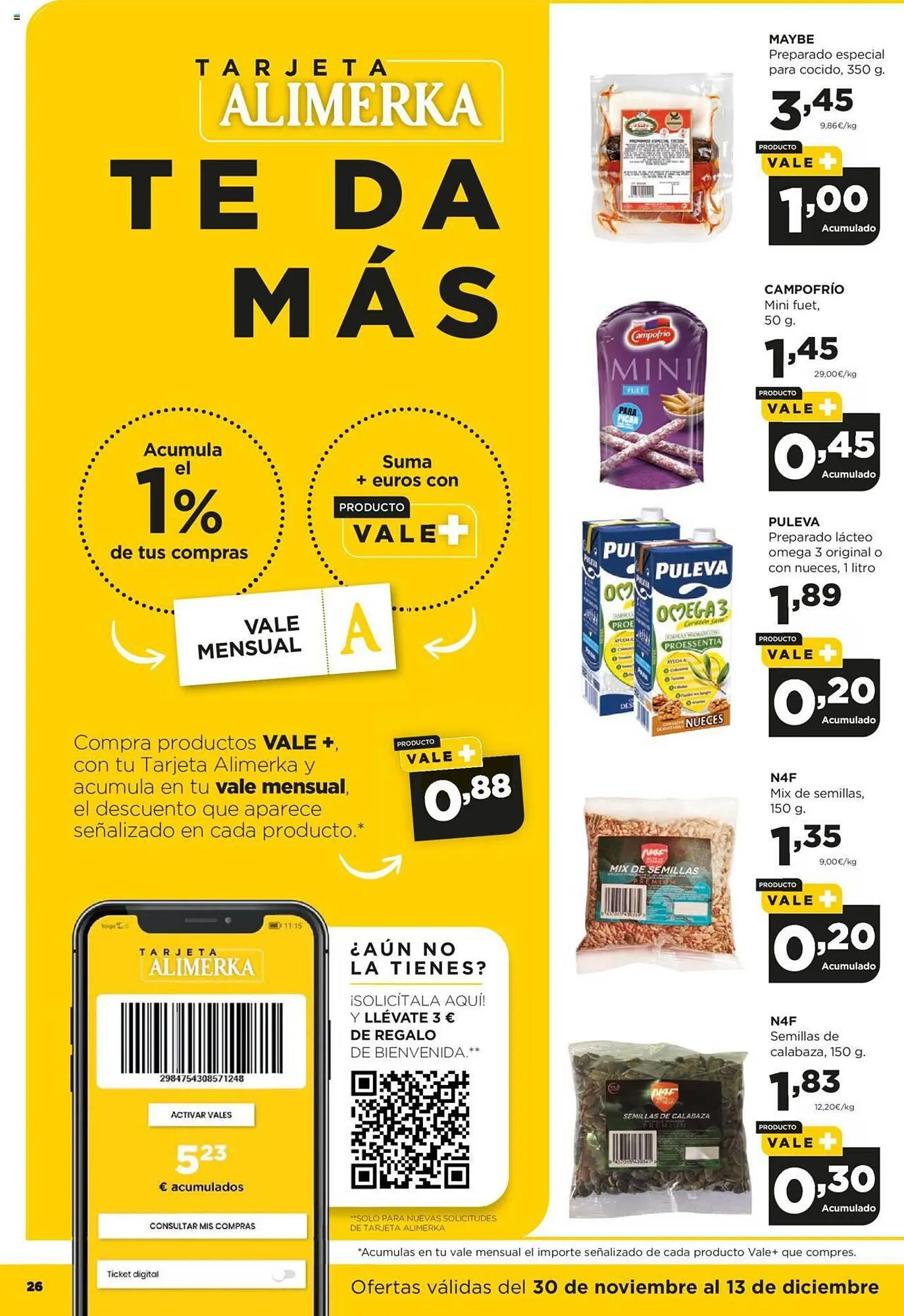 Catálogo de Folleto Alimerka 30 de noviembre al 13 de diciembre 2023 - Página 26