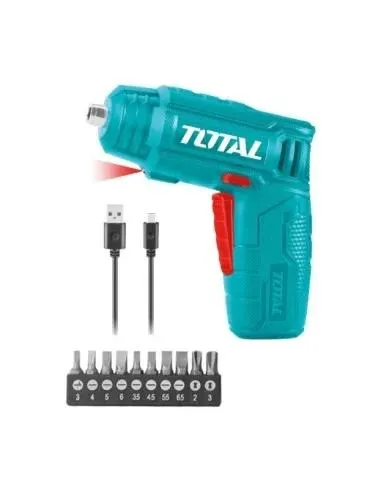 Taladro atornillador a batería TSDLI0402 4V TOTAL