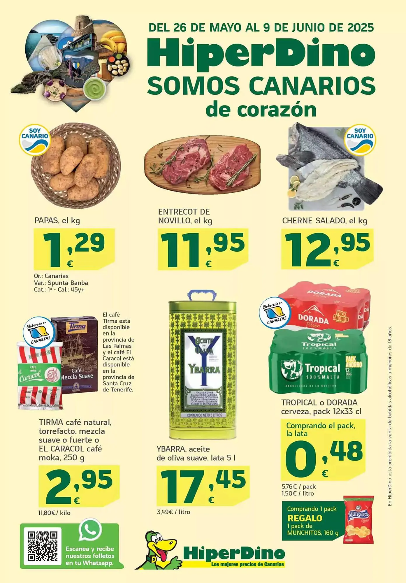 Catálogo de Folleto HiperDino 26 de mayo al 9 de junio 2025 - Página 1